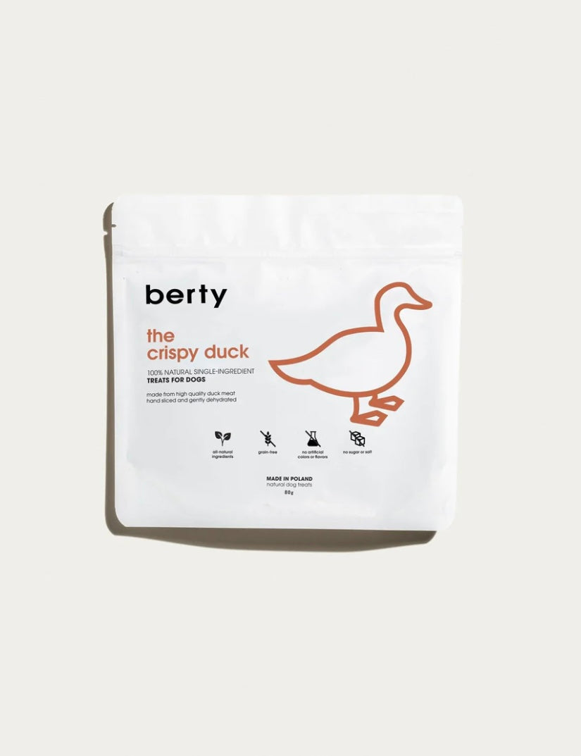 Berty crispy duck snacks for dogs
