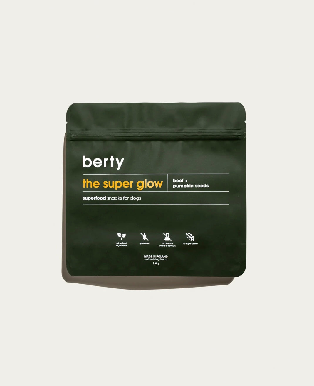 Berty super glow beef strip treats for dogs